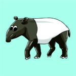 Tapir Coloring Page